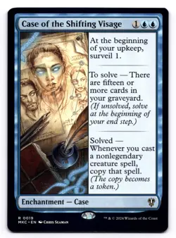 Case of the Shifting Visage NM Commander: Murders at Karlov Manor 19 MTG Regular - Image 1