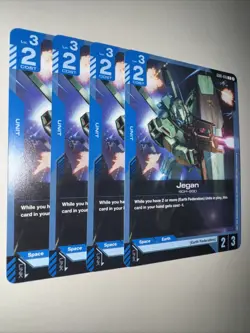 GD01-016 Jegan X4 Playset Gundam Card Game TCG CCG English - Image 2