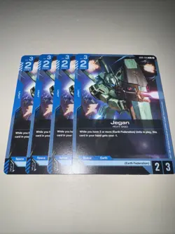 GD01-016 Jegan X4 Playset Gundam Card Game TCG CCG English - Image 4