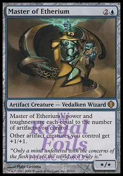 Master of Etherium 1x FOIL ALA MTG Shards of Alara Rare MINT blue - Image 1