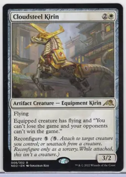 1x Cloudsteel Kirin - Kamigawa: Neon Dynasty - Near Mint - Image 1