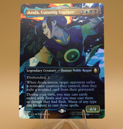 Azula, Cunning Usurper | 303 | Rare | Borderless | Foil | Avatar | MTG - Image 1