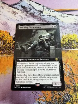 Rat King, Verminister (Extended Art) R Teenage Mutant Ninja Turtles 266 NM Magic - Image 4