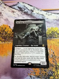 Rat King, Verminister (Extended Art) R Teenage Mutant Ninja Turtles 266 NM Magic - Image 5