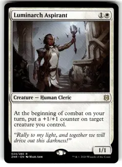 Luminarch Aspirant R Zendikar Rising 24 NM - Image 1