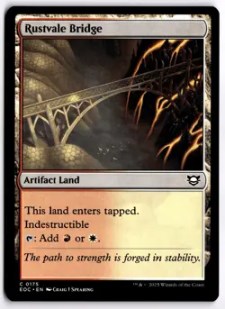 Rustvale Bridge NM EOC Commander: Edge of Eternities MTG - Image 1