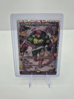 Raphael, The Nightwatcher 297 MTG Teenage Mutant Ninja Turtles Fracture Foil NM - Image 1