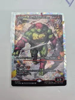 Raphael, The Nightwatcher 297 MTG Teenage Mutant Ninja Turtles Fracture Foil NM - Image 2