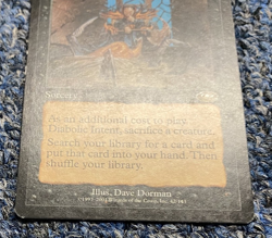 2001 Magic the Gathering~Diabolic Intent~ Planeshift#42/143~Rare~Lightly Played - Image 4