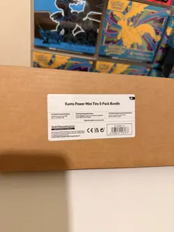 Pokemon TCG: Kanto Power Mini Tin Amazon 5 Pack Bundle - Brand New & Sealed K24 - Image 1