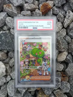 Pokemon!! 2024 Paf En- Clive -SIR 💥PSA 9💥 - Image 1