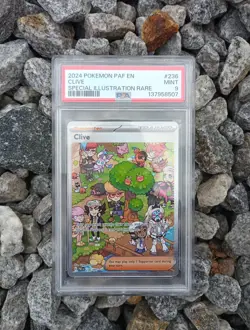 Pokemon!! 2024 Paf En- Clive -SIR 💥PSA 9💥 - Image 2
