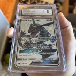CGC 5 RAYQUAZA GX 177a CELESTIAL STORM HIDDEN FATES SUN MOON POKEMON EXCELLENT - Image 5