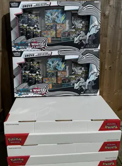 Pokemon TCG Unova Heavy Hitters Black Bolt White Flare Box Factory Sealed X2 - Image 1