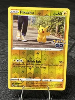 Pikachu 027/078 Pokemon GO Reverse Holo - Image 2