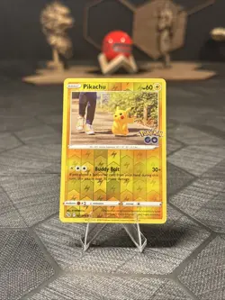 Pikachu 027/078 Pokemon GO Reverse Holo - Image 1