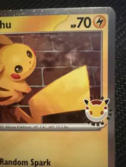 Pikachu Pokemon Day 2026 051/162 30th Anniversary Promo Pokemon TCG - Image 3