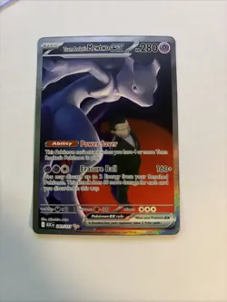 Team Rocket’s Mewtwo ex 281/217 SIR Secret Ascended Heroes Pokemon NM Read Desc. - Image 1