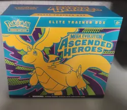 New Sealed Pokemon Mega Evolution Ascended Heroes Elite Trainer Box - Image 1