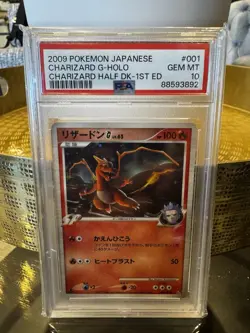 Pokemon Charizard G Half Deck Japanese Holo #001 PSA 10 Gem Mint - Image 1