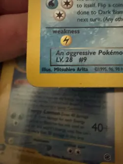 Pokemon TCG Dark Blastoise Holo Rare 1st Edition - Image 3