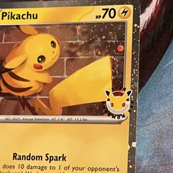 DOUBLE SWIRL 🌀 Pikachu 051 /162 2026 Pokemon Day 30th Anniversary Promo Cosmos - Image 3