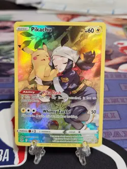 Pokemon Pikachu TG05/TG30 Ultra Rare Full Art Holo Swsh11 Lost Origin - Image 5