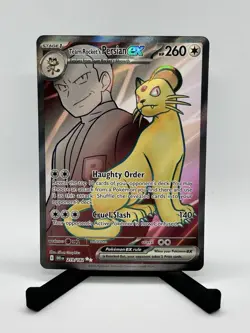 Team Rocket's Persian ex - Pokemon TCG Destined Rivals 219/182 NM - Image 1