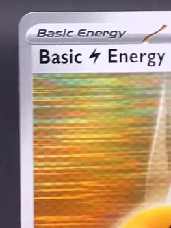 2025 Pokemon Basic Lightning Energy SVE EN 020 Tinsel Holo NM Scarlet & Violet - Image 5