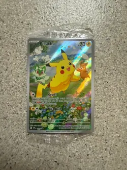 Pokemon TCG Pikachu Paldea Adventure Chest SVP 088 Black Star Promo Sealed NM - Image 1