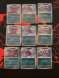 Pokemon TCG Perfect Order - Gastly, Haunter, And Holo Gengar Set x3! - Image 1