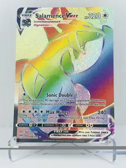 Pokemon TCG Salamence Vmax Darkness Ablaze 194/189 Holo Secret Rare - Image 1