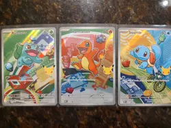 Pokemon TCG First Partner Illustration Collection Series 1 Kanto GEN 1 Set - Image 1