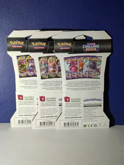 Pokemon Sword and Shield Multiple Set Sleeved Booster Packs Sealed 3 Packs cards - Image 2