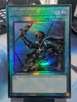YuGiOh! Reinforcement of the Army RA01-EN051 Ultimate Rare 1st Ed - Image 1
