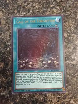 Yugioh Call of the Forgotten - MZMU-EN007 - 1st Ed. Ultra Rare - NM - Image 1
