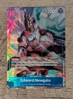 One Piece Edward.Newgate (Alternate Art) OP13-042 Carrying On His Will Foil - Image 1