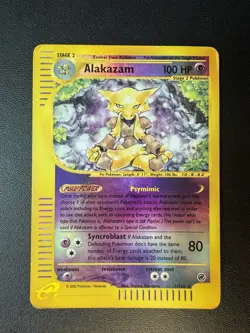 Alakazam 1/165 Expedition 2002 Reverse Holo Rare Nintendo Pokemon Card - Image 1