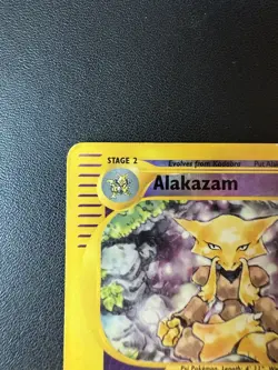 Alakazam 1/165 Expedition 2002 Reverse Holo Rare Nintendo Pokemon Card - Image 2