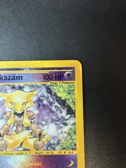 Alakazam 1/165 Expedition 2002 Reverse Holo Rare Nintendo Pokemon Card - Image 3