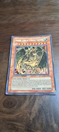Yu GI OH Hamon Lord Of Striking Thunder Limited Edition CT03-EN006 Tcg Foil Card - Image 2