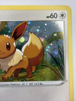 Eevee SWSH095 – Sword & Shield Promo Pokemon Card – Holo Near Mint (NM) Swirl - Image 2