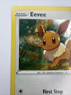 Eevee SWSH095 – Sword & Shield Promo Pokemon Card – Holo Near Mint (NM) Swirl - Image 3