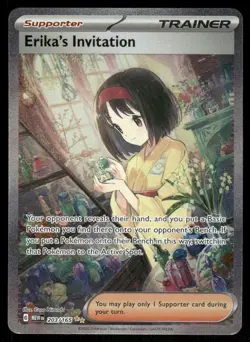 Pokemon Cards Erika's Invitation 203/165 151 Special Illustration Rare NM *2 - Image 1