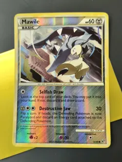 ⭐2010 Pokemon TCG Card MAWILE 56/90 Undaunted Reverse Holo Near Mint - Image 1