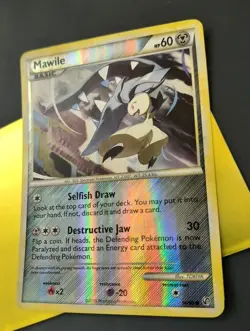 ⭐2010 Pokemon TCG Card MAWILE 56/90 Undaunted Reverse Holo Near Mint - Image 2