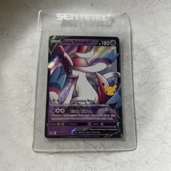 Dark Sylveon V SWSH134 Celebrations Ultra Rare Holo Promo Pokemon Card - Image 1
