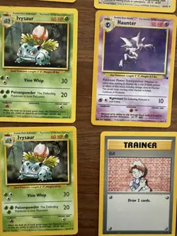 Pokemon TCG Vintage Lot 19 Cards WOTC Era Jungle Base Trainers Included - Image 3
