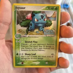 Pokemon TCG Ivysaur EX Crystal Guardians Card 35/100 Reverse Holo Stamped NM - Image 2