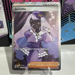 Pokemon Jacinthe Trainer-Supporter POR 110/088 Holo Rare TCG Card - Image 1